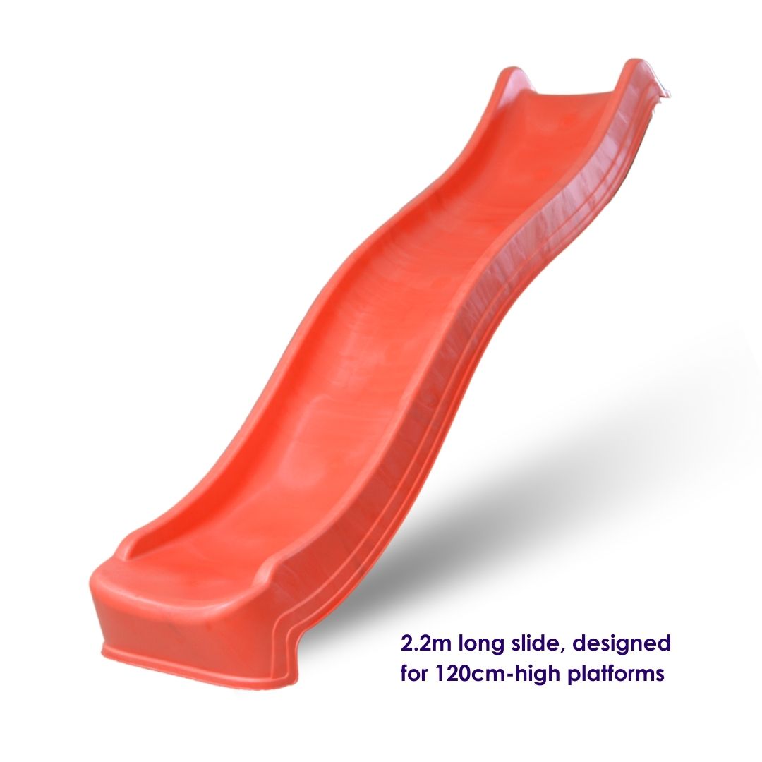 2.2m Wavy Slide Red