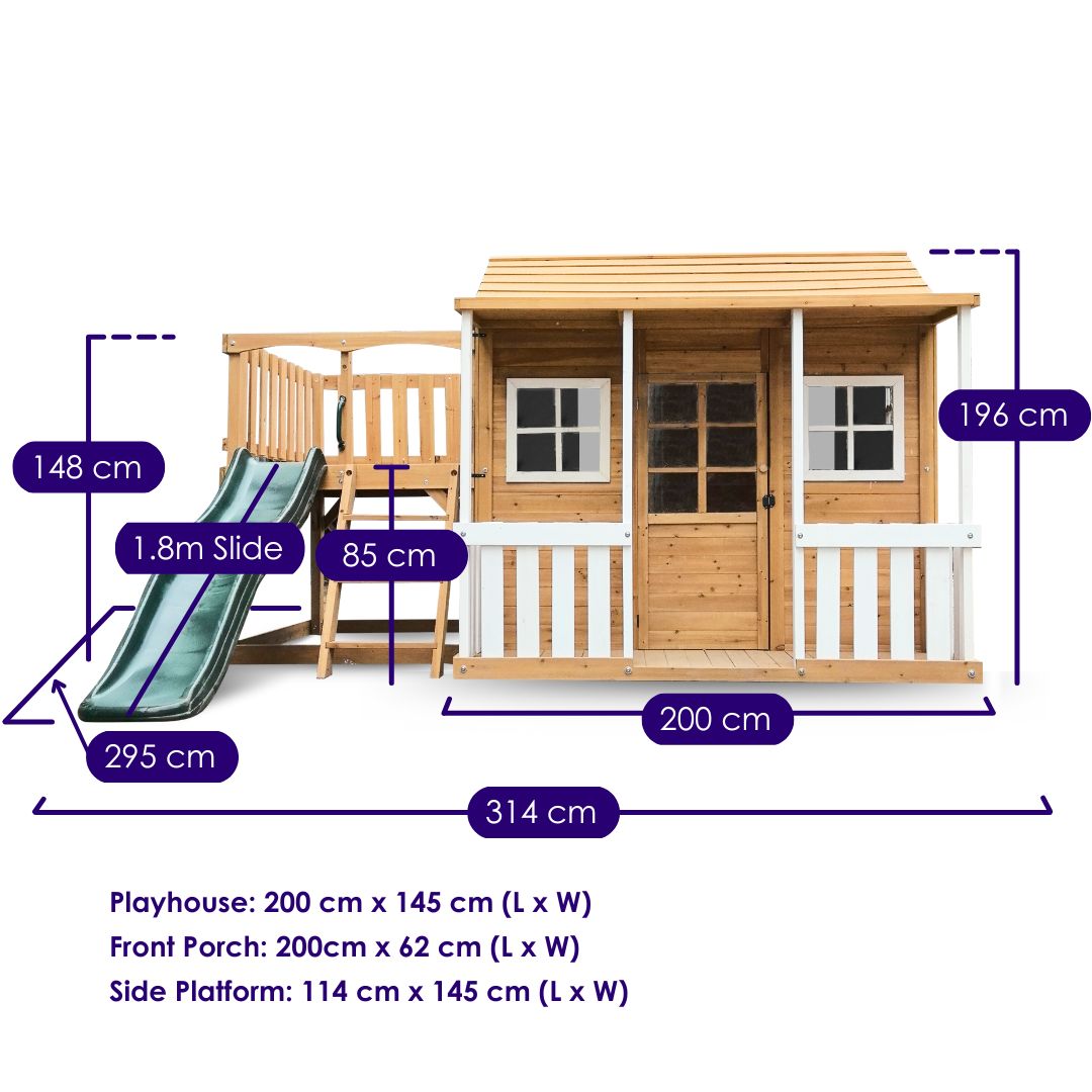 Bee's Bungalow Playhouse Measurements