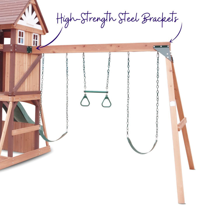 Country Corner Play Centre With High Strength Steel Brackets