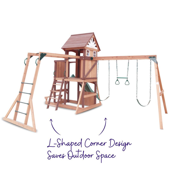 Country Corner Play Centre With L Shaped Corner Design