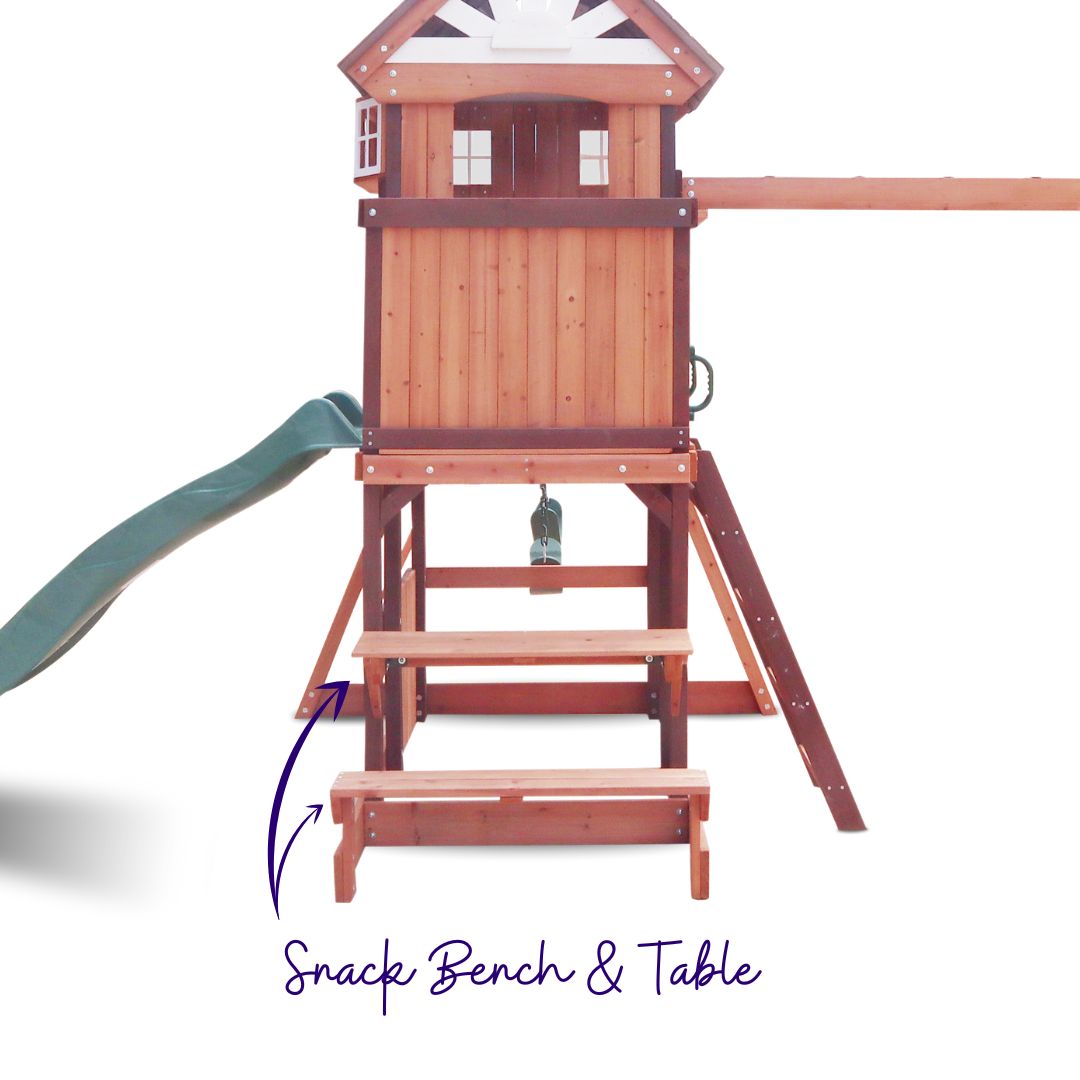 Country Corner Play Centre With Snack Bench And Table