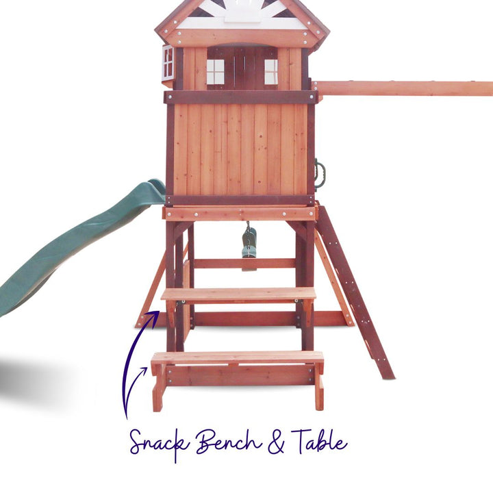 Country Corner Play Centre With Snack Bench And Table