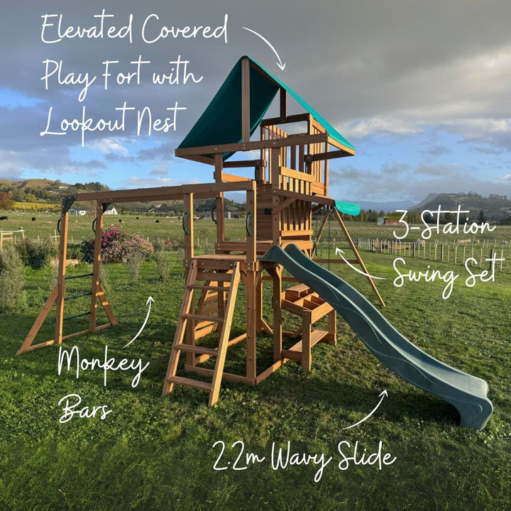 Crow's Nest Play Centre Showing Key Product Features
