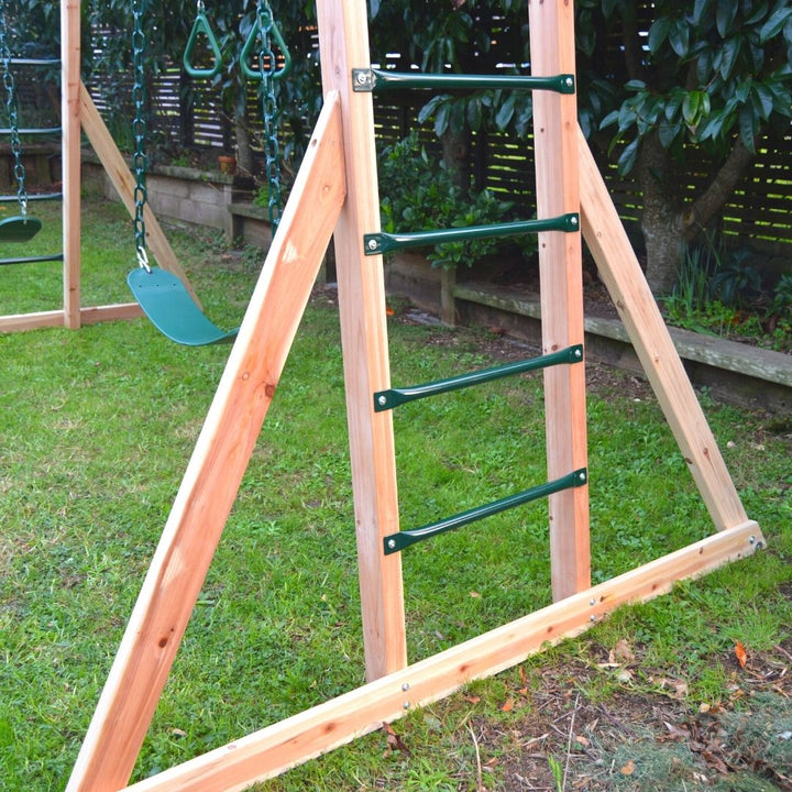 Flying Squirrel Monkey Bars And Swing Set Climbing Ladder