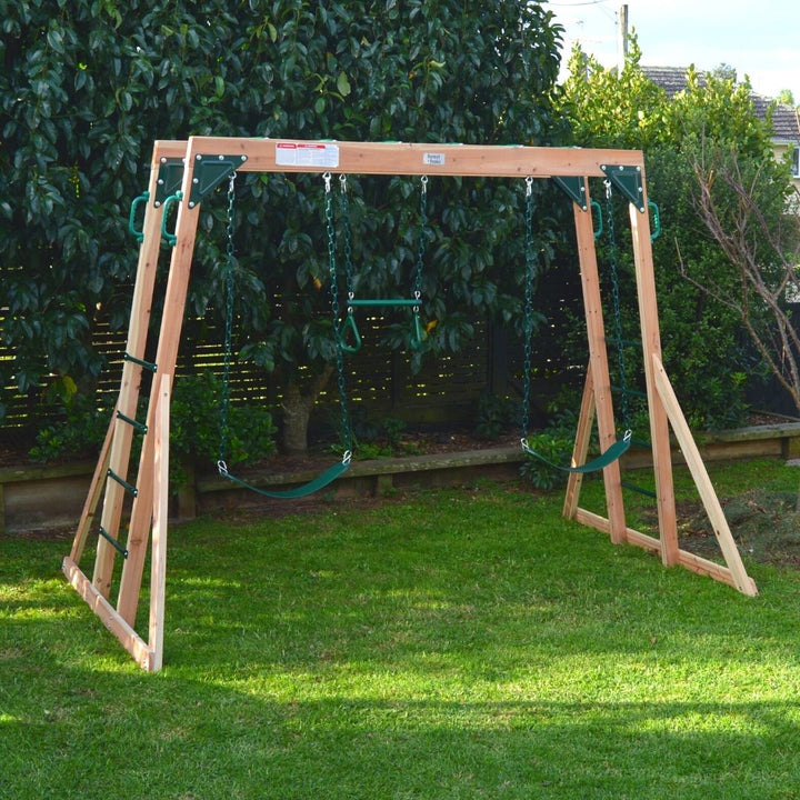 Flying Squirrel Monkey Bars And Swing Set Diagonal