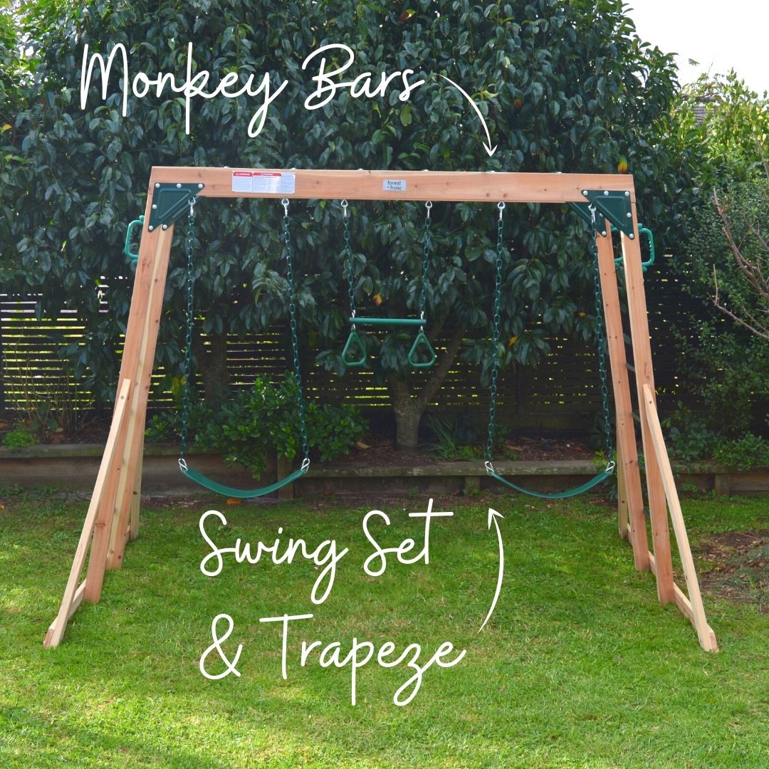 Flying Squirrel Monkey Bars And Swing Set Explained