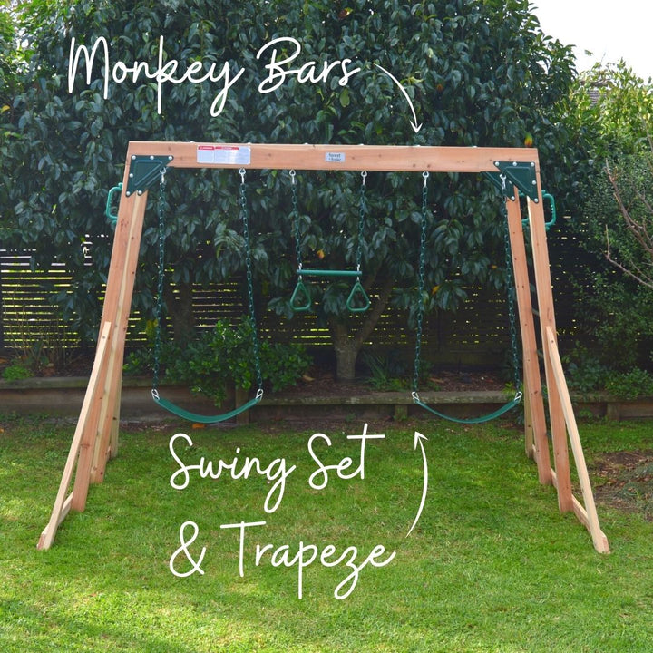 Flying Squirrel Monkey Bars And Swing Set Explained
