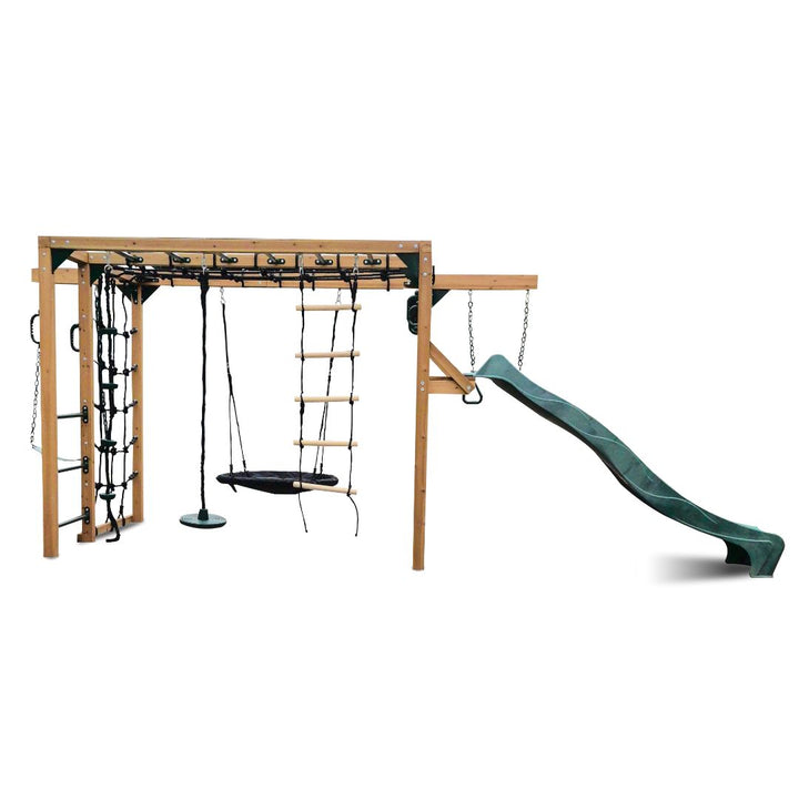 Free-Climber Jungle Gym And Play Centre Climbing Rope Disc Swing And Ladder