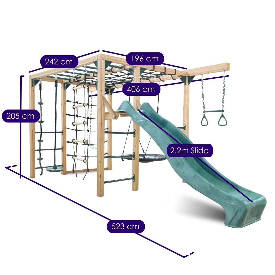 Free-Climber Jungle Gym And Play Centre Measurements