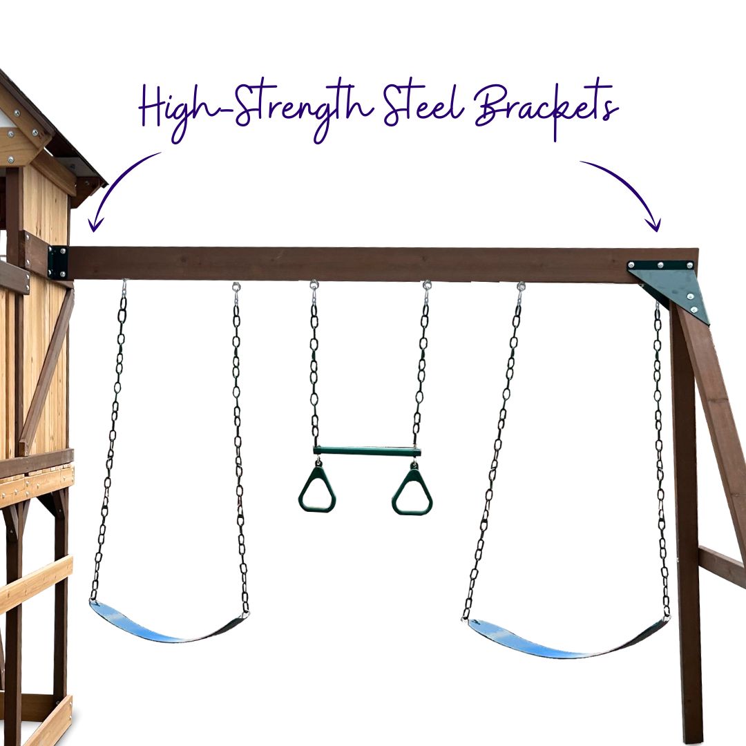 Homestead Play Centre With High-Strength Steel Brackets
