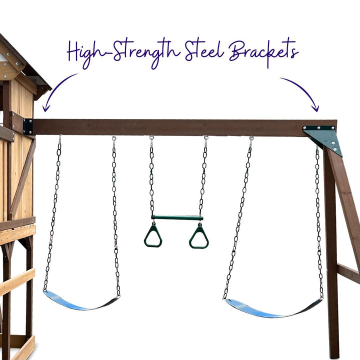 Homestead Play Centre With High-Strength Steel Brackets
