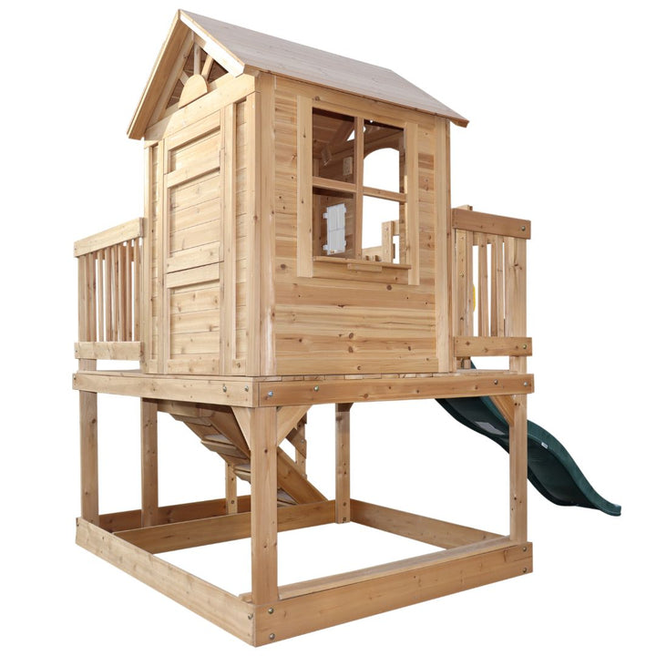 Lookout Landing Playhouse Rear View Of Cubby