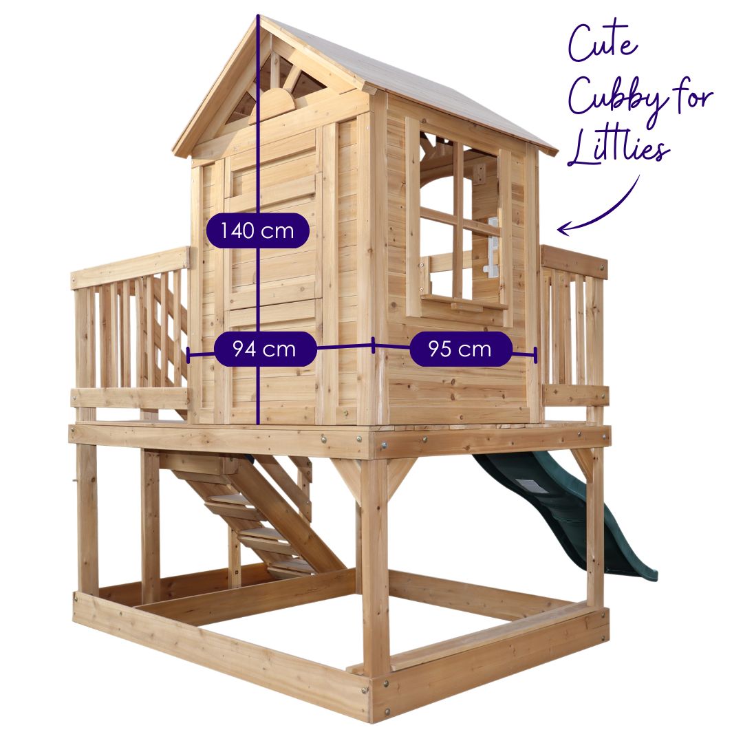 Lookout Landing Playhouse Upper Cubby Measurements