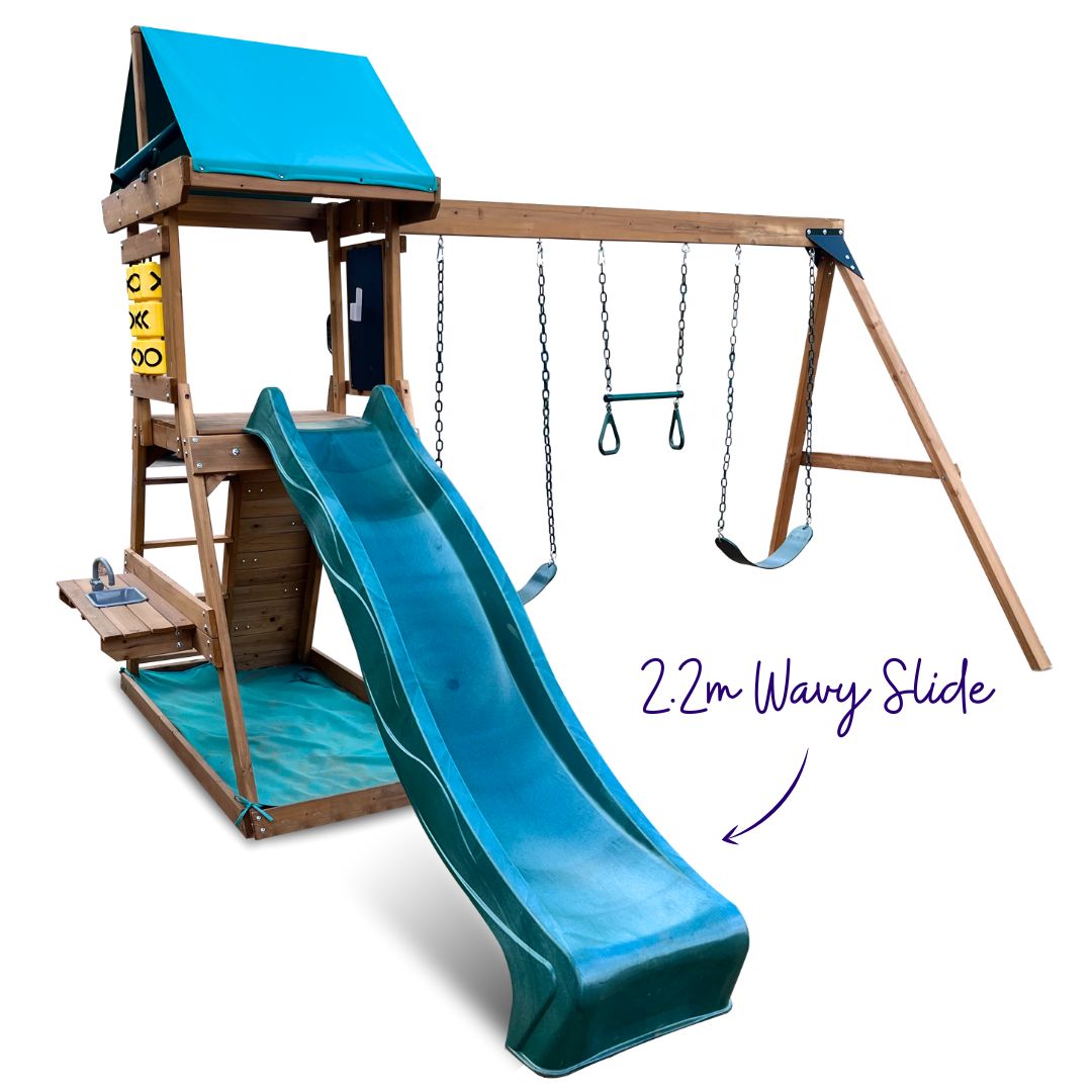 Rascal Play Centre With 2.2m Wavy Slide