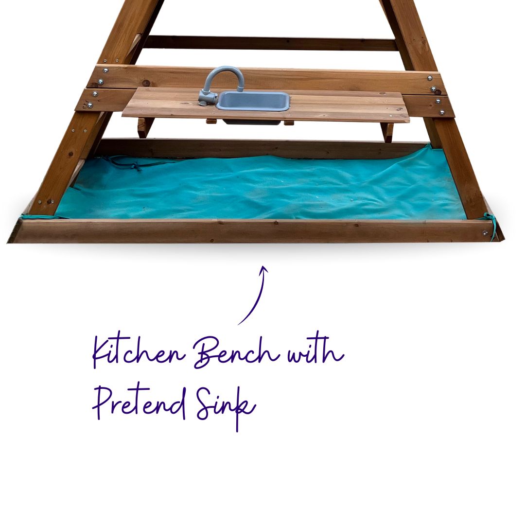 Rascal Play Centre With Kitchen Bench And Pretend Sink