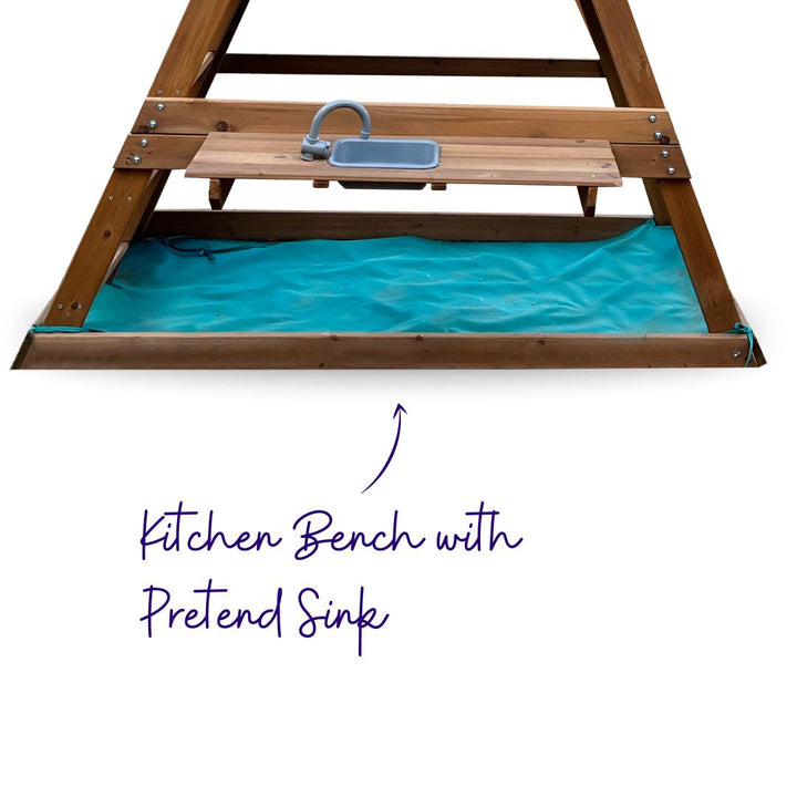 Rascal Play Centre With Kitchen Bench And Pretend Sink