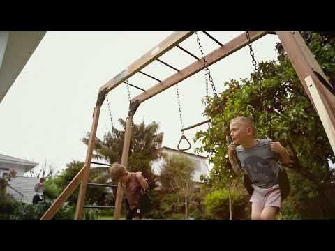Flying Squirrel Monkey Bars & Swing Set Video