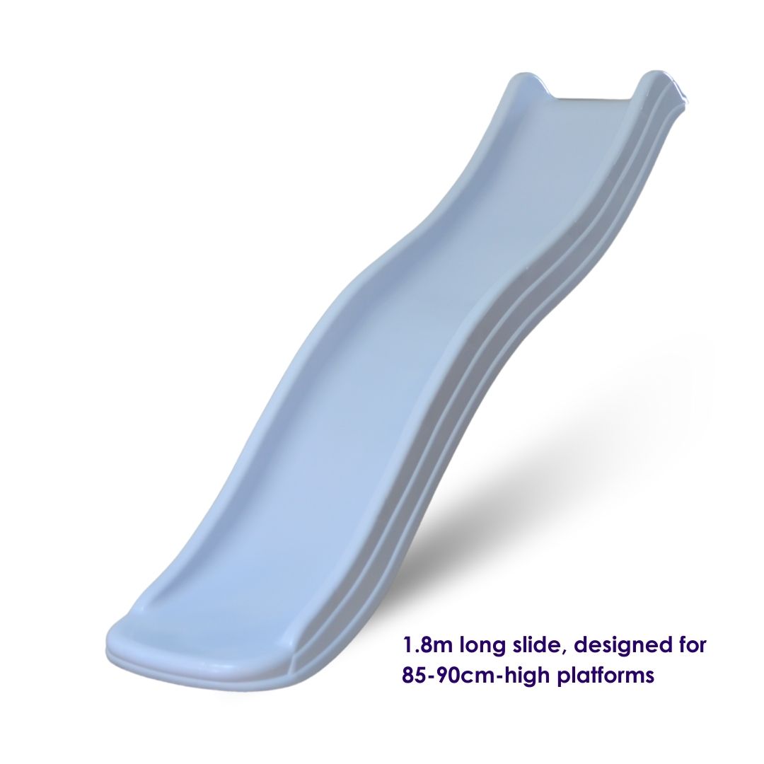 1.8m Wavy Slide Pastel Blue