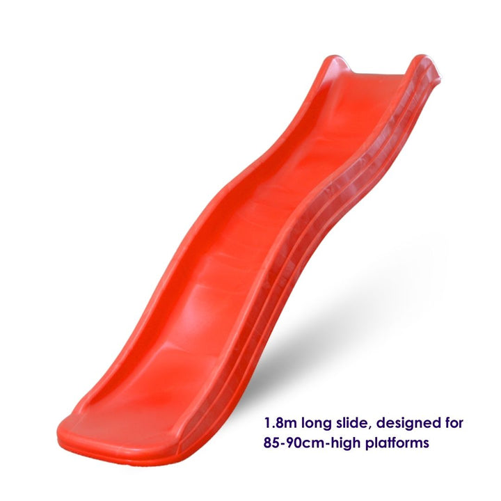 1.8m Wavy Slide Red