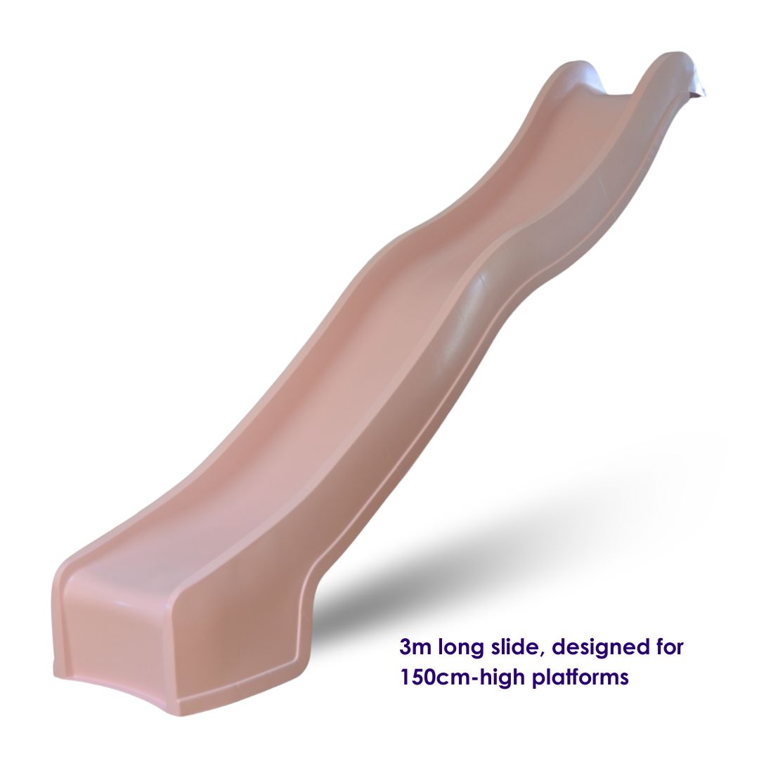 3m Wavy Slide Pastel Pink