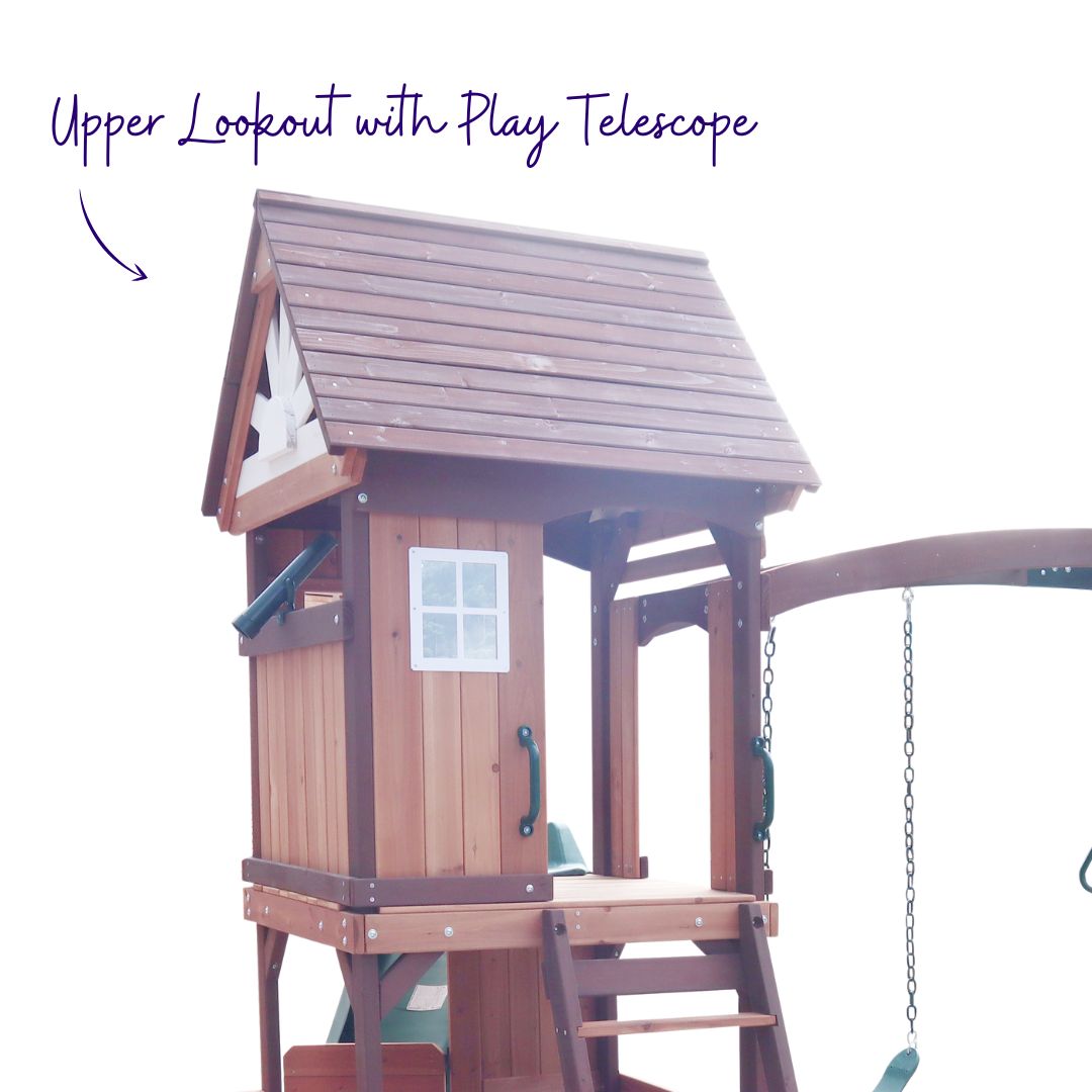 Best Buds Play Centre With Upper Lookout With Play Telescope