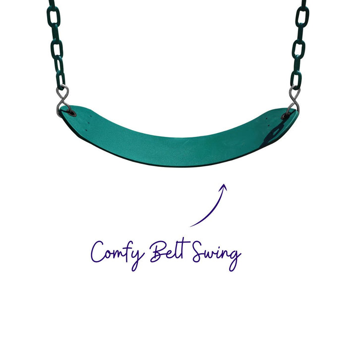 Commander Heavy-Duty Steel Swing Set With Belt Swing