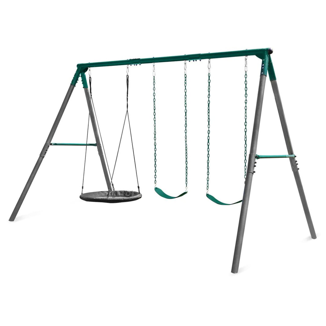 Commander Heavy-Duty Steel Swing Set