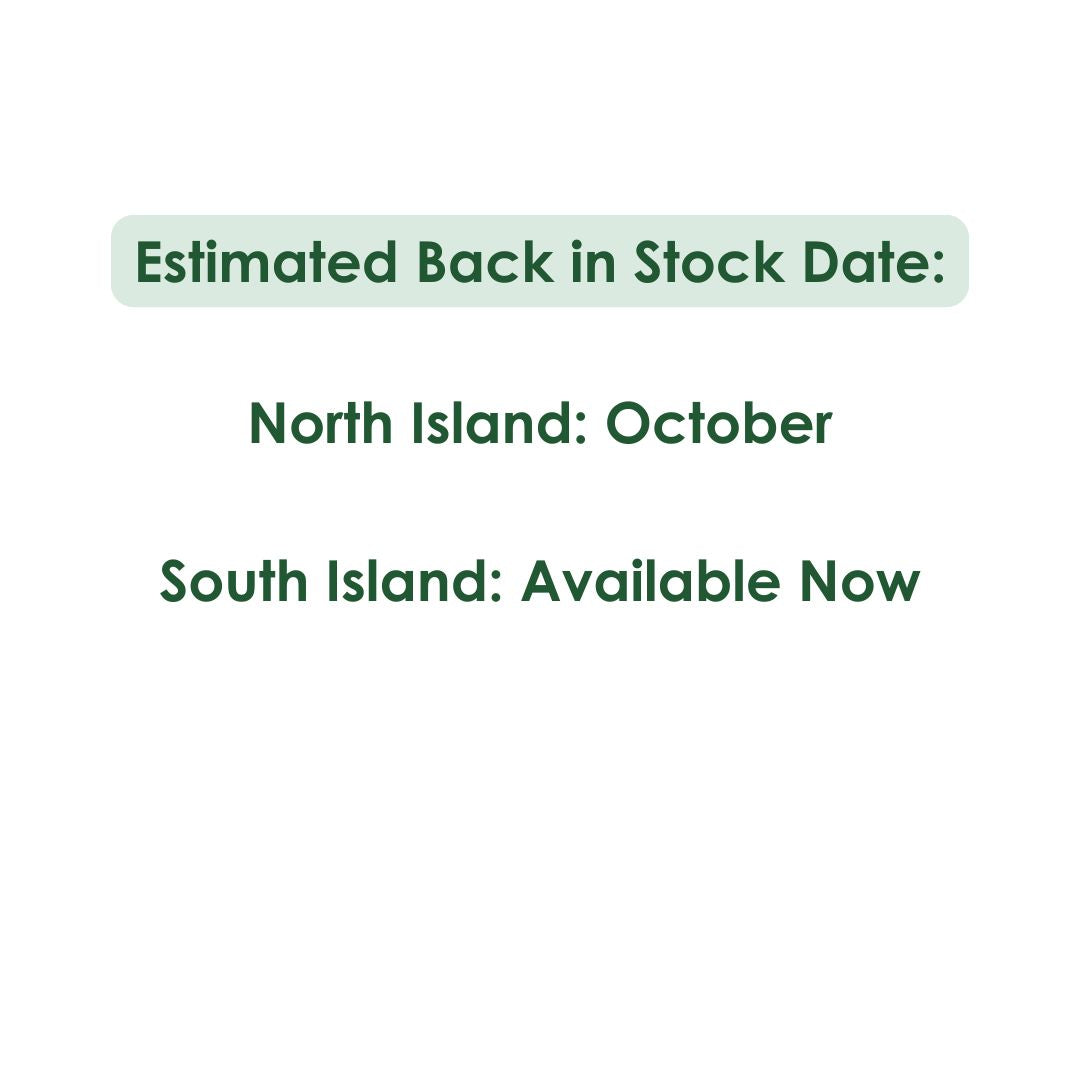 Estimated Back In Stock Date North Island October 2025
