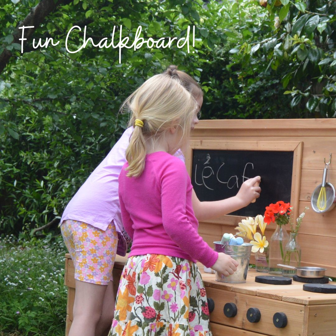 Forage And Find Mud Kitchen Chalkboard