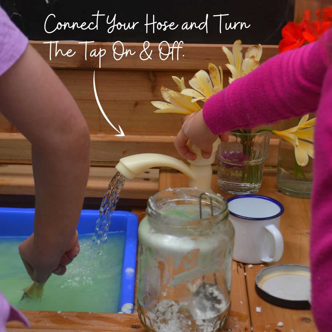 Forage And Find Mud Kitchen Interactive Water Tap