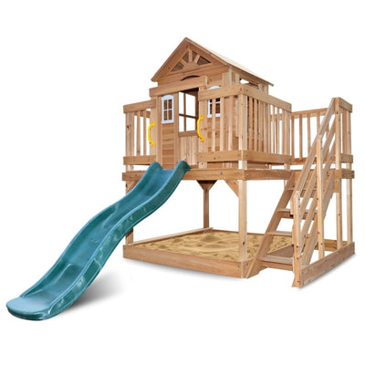 Lookout Landing Playhouse With Sandpit And 1.8m Slide