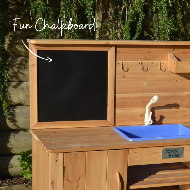 Mini Mates Mud Kitchen Chalkboard