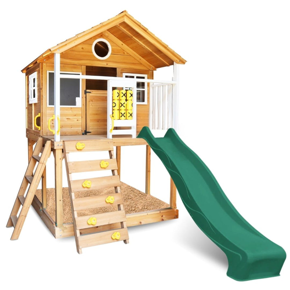 Ranger Playhouse With Green Slide