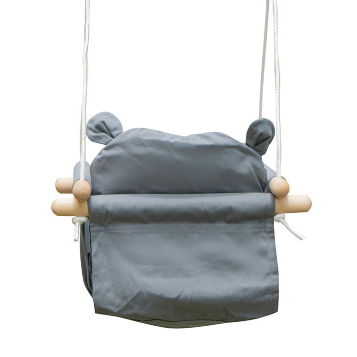 Baby Bear Swing Seat Grey Back Side
