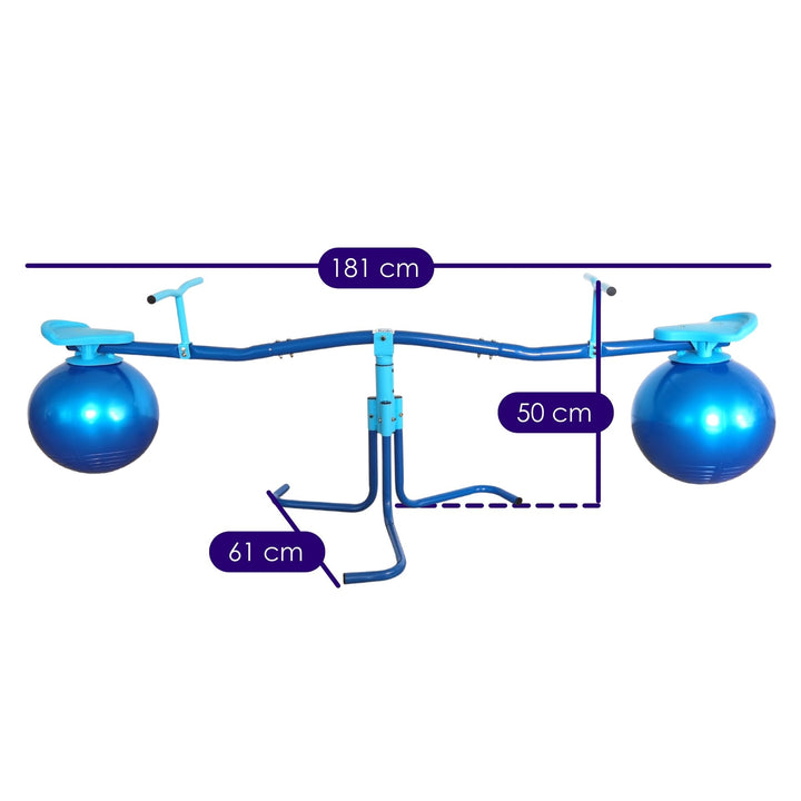 Bouncing Bubble See Saw Measurements