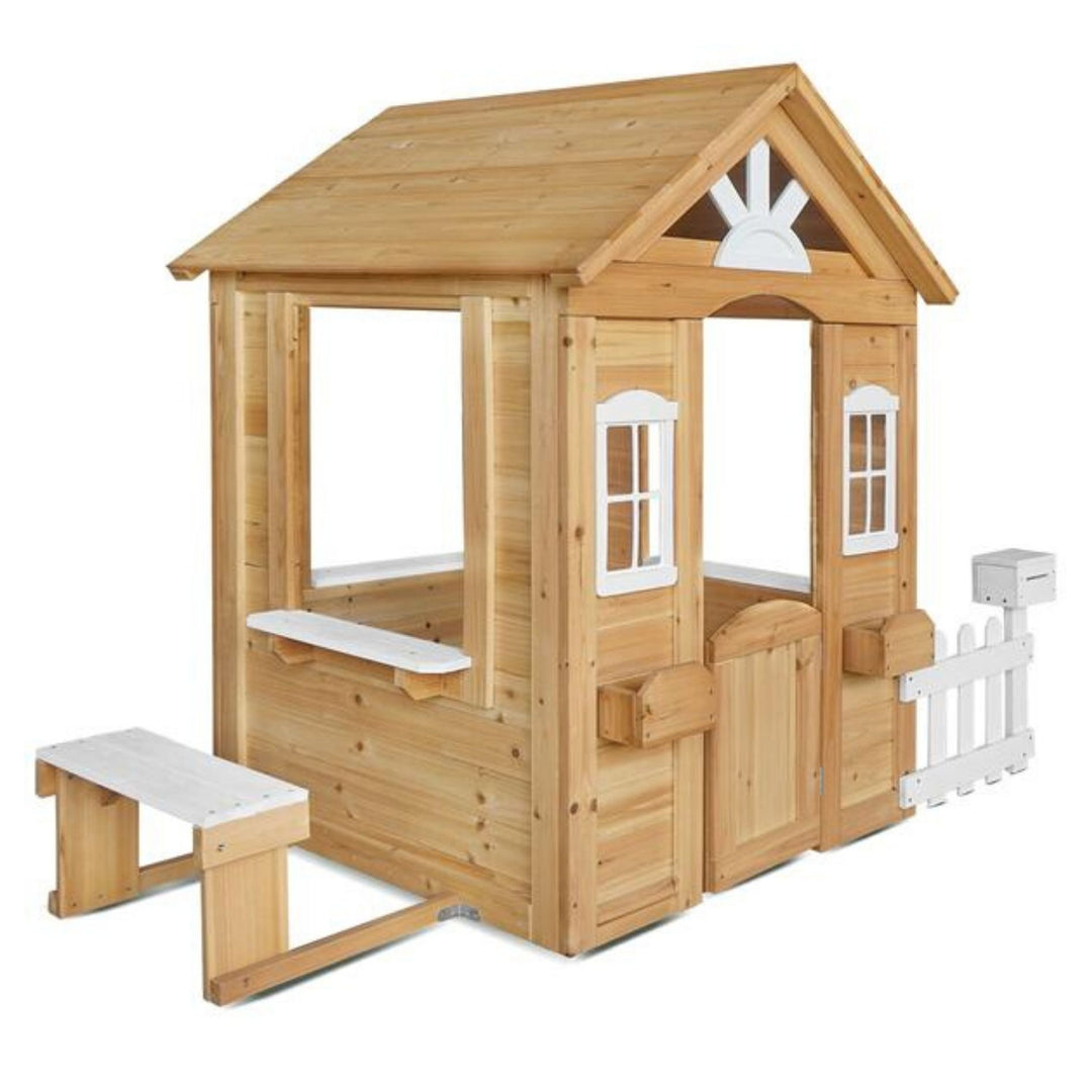 Clare's Cubby Playhouse Natural Snack Bench
