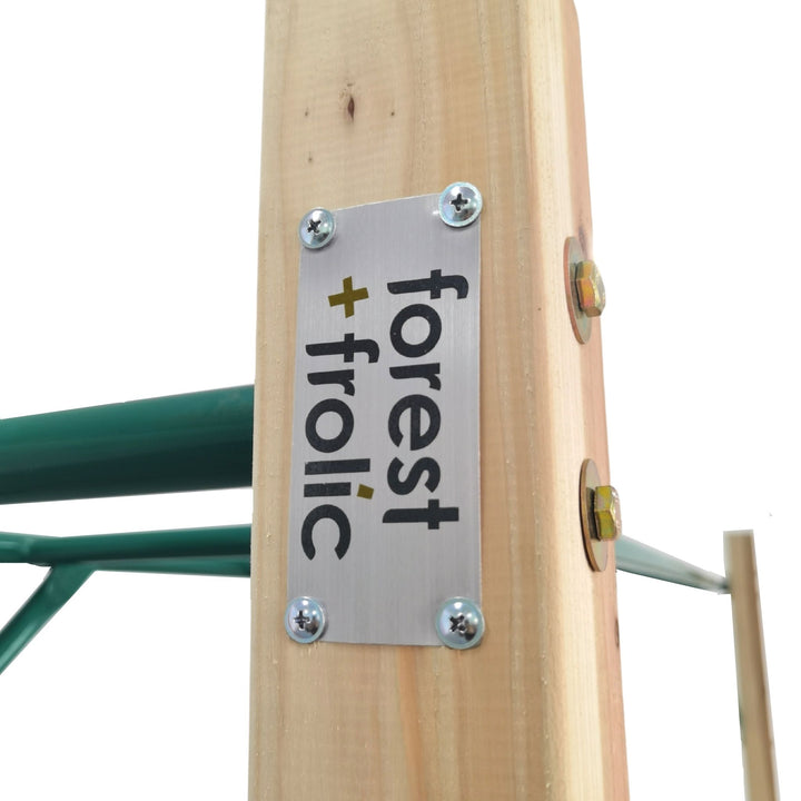 Swinging Monkey Bar Set 2.5m Timber
